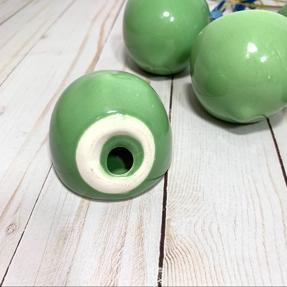 Fennco Styles Kitchen Decorative Ceramic Green Limes Set of 5 - Picture 5 of 5